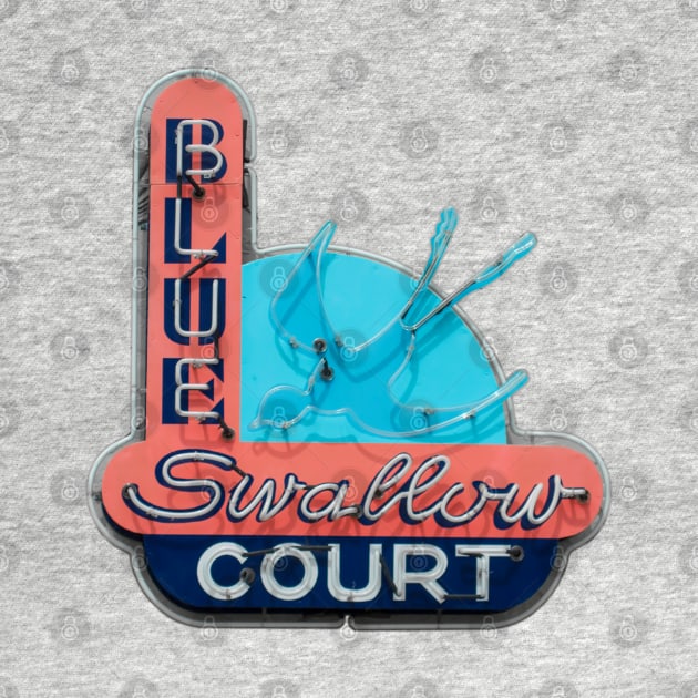 Blue Swallow Court Motel by Enzwell